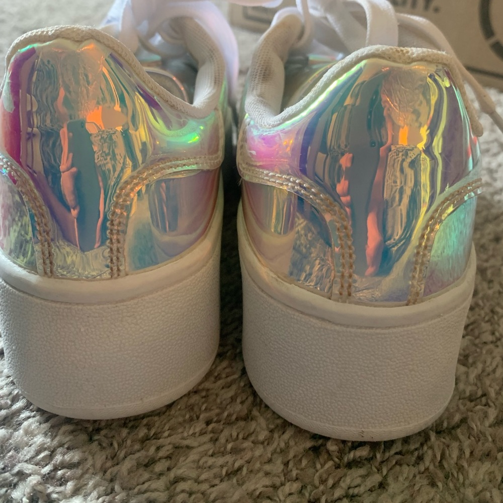 J. Adams Hero Platforms Sneakers (Iridescent Rave/Festvial Shoes) - Picture 3 of 7